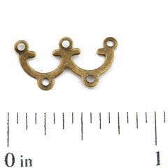 Metal Design Connectors,17MM,Antique Bronz Plated,Sold 1000 pcs per Pkg