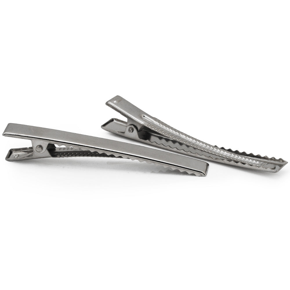 10x85mm Imitation Rhodium Benn clip hairpin Hair clips with teeth in silver tone,Metal,20pcs/lot
