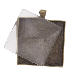 35x35mm square flat back clear glass cabochon,Thickness about 8.5mm,20pcs/lot