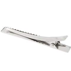 95mm Metal Alligator Hair Clip with Teeth,Nickel color,9.5mm width,20 pieces/lot