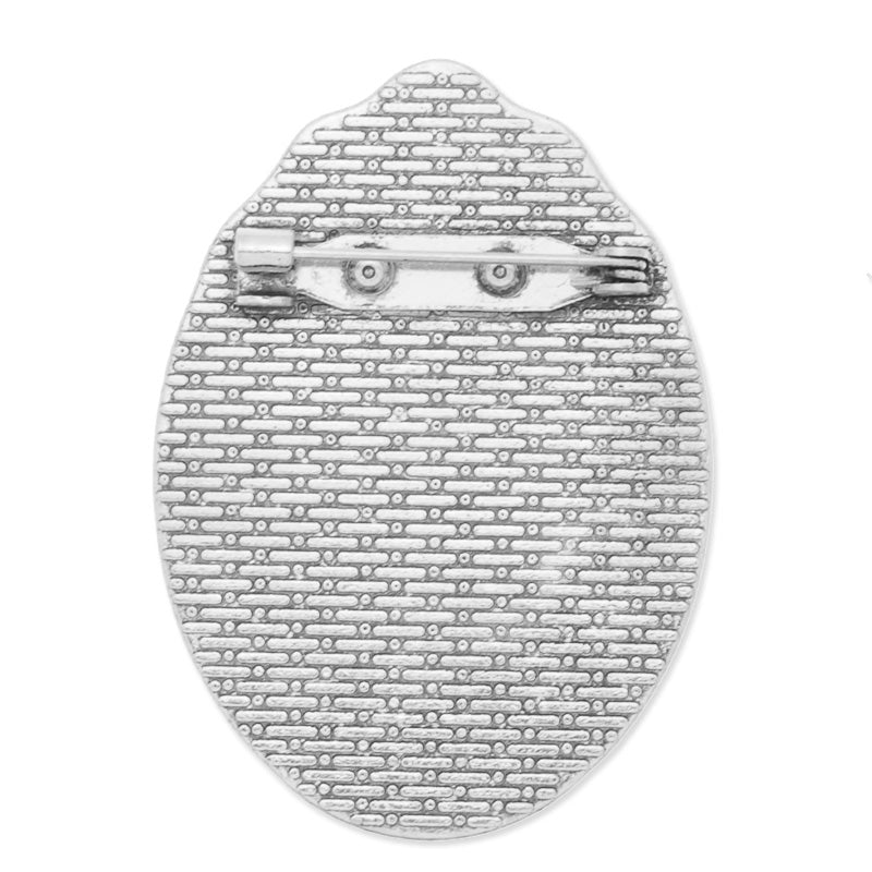 25x35mm anqitue silver plated oval brooch blank,brooch bezel,arabesquitic around,zinc alloy,lead and nickle free,sold by 10pcs/lot