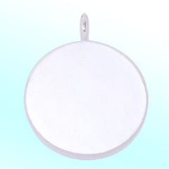 16mm(inside) Round pendant trays,Zinc Alloy filled,Silver plated,20pcs/lot