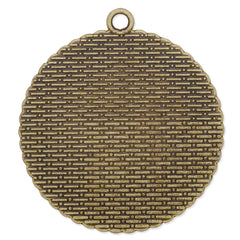 35mm Round simple Pendant tray,Zinc alloy filled,antique Bronze plated,20pcs/lot