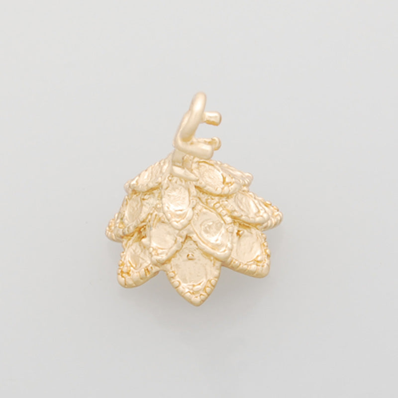 13*10MM lovely modern charms,Flower,Matte gold,suit for necklace/bracelet/earring ect,sold 10pcs per pkg
