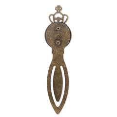 20mm Crown Round Setting Bezels Cameo Mountings Tray Base,Vintage Antiqued Bronze Bookmark,length:90mm,10pcs/lot