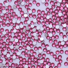 SS6 1440PCS Rose Red  Non Hot Fix Crystal, Flat Back 3D Rhinestones DIY Phone case Nail art design deco supplies