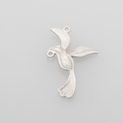 28*17MM lovely modern charms,Bird,Matte Rhodium,suit for necklace/bracelet/earring ect,sold 10pcs per pkg