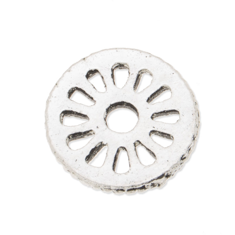 20PCS 15mm Antique Silver Metal Steampunk, Gear Charms Connector for Gear Jewelry