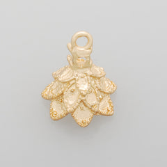 13*10MM lovely modern charms,Flower,Matte gold,suit for necklace/bracelet/earring ect,sold 10pcs per pkg