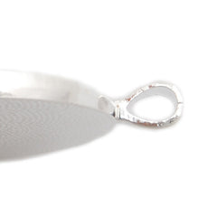 Silver,38mm  Round Cameo Cabochon Bezel Base Setting Pendants,Sold 20PCS  Per Lot