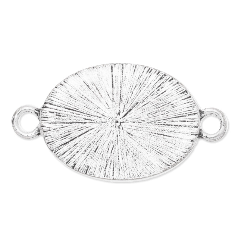 18x25mm Oval Bracelet Connector Bezel,Easy use,Zinc Alloy filled,Antique Silver plated,20pcs/lot