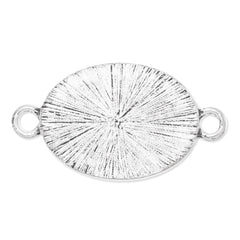 18x25mm Oval Bracelet Connector Bezel,Easy use,Zinc Alloy filled,Antique Silver plated,20pcs/lot