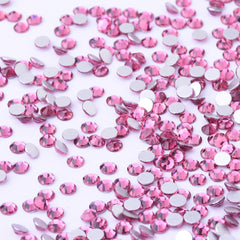 SS6 1440PCS Rose Red  Non Hot Fix Crystal, Flat Back 3D Rhinestones DIY Phone case Nail art design deco supplies