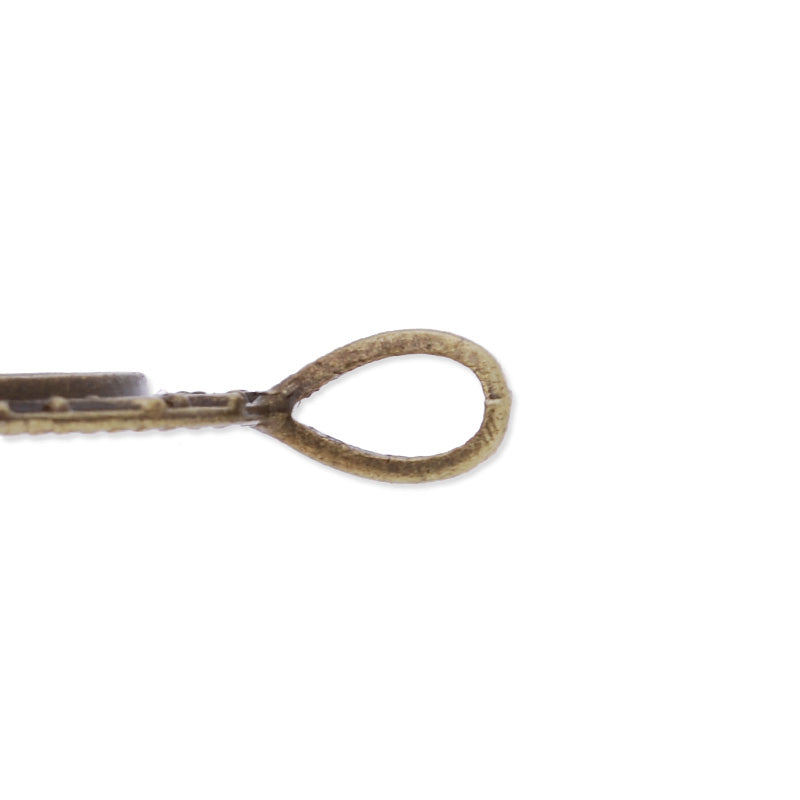Bracelet Connector with 20mm Heart Bezel,Zinc Alloy filled,Antique Bronze plated,20pcs/lot