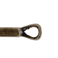 35mm(inside) square Pendant tryas,zinc alloy filled,Antique bronze plated,20pcs/lot