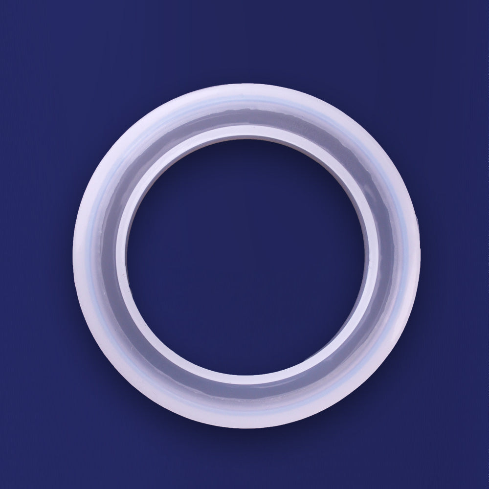 1 pcs Smooth Wide Bangle silicone mold,bracelet mould, for epoxy resin,jewellery Diy ,Inside diameter: 58mm