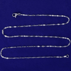 0.4*0.2mm link  Stainless Steel Chain With Stainless Steel Lobster Claw Clasp fine Chain 20