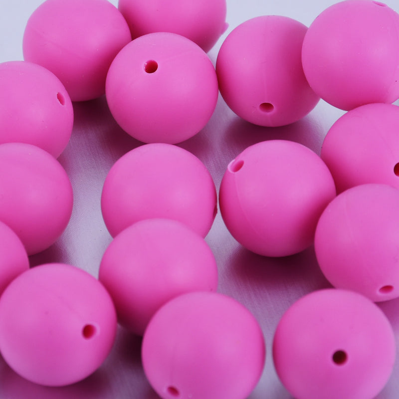 12mm Round Silicone Beads Silicone Colorful/Christmas/Snakeskin